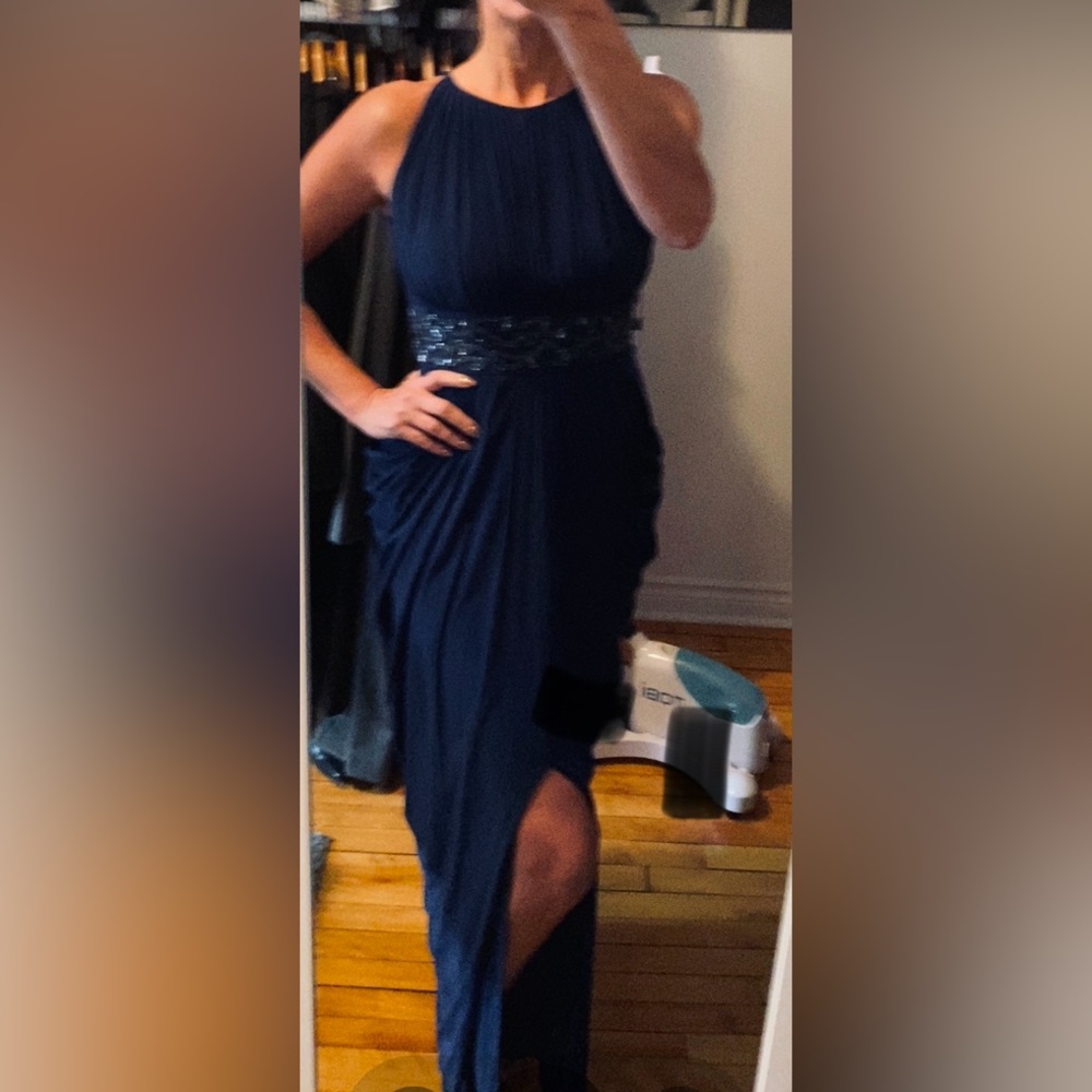 Le Château blue long dress